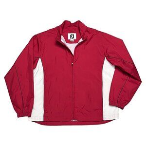 FOOTJOY Dryjoys GOLF Light Windbreaker Womens Light Spring Summer Red Jacket XL